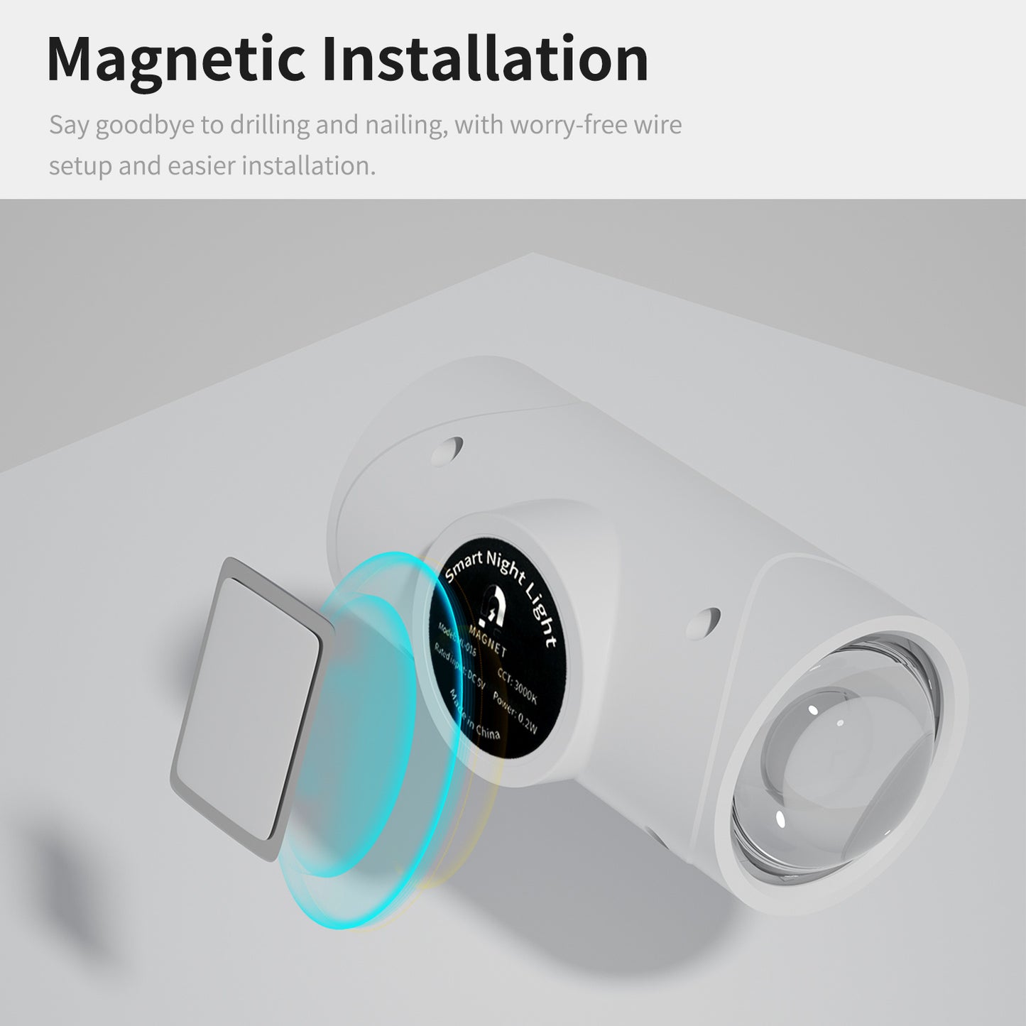 Petite applique murale LED couleur