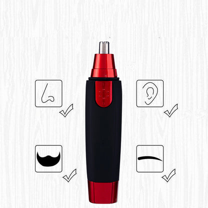 Electric Nose Hair Ear Face Trimmer Clean Razor Care Kit For Men/Women