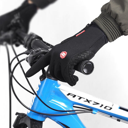 Gants d'hiver pour écran tactile, moto, glisse, gants de sport imperméables avec polaire