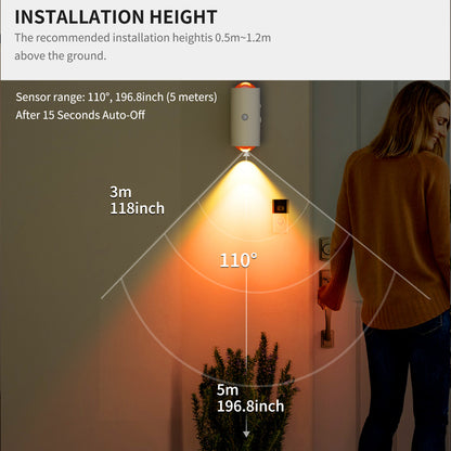 Petite applique murale LED couleur