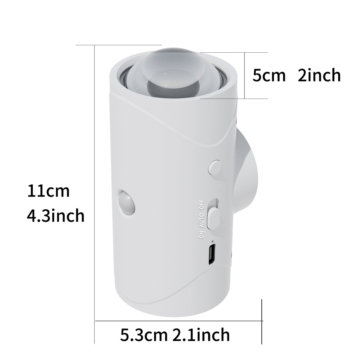 Petite applique murale LED couleur